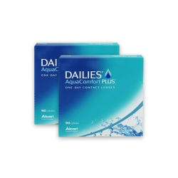 Dailies Aqua Comfort Plus - 2 x 90 szt.- jednodniowe soczewki kontaktowe